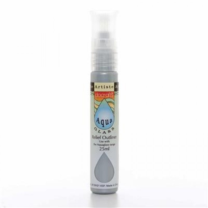 Relief Outliner (25ml) - Aquaglass - Silver