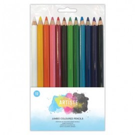 Jumbo Coloured Pencils Pack 12
