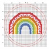 Cross Stitch Kit - Boho Rainbow