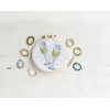 Cross Stitch Kit - Champagne Glasses