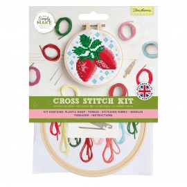 Cross Stitch Kit - Strawberries