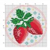 Cross Stitch Kit - Strawberries
