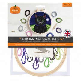 Kruissteek Kit - Zwarte kat