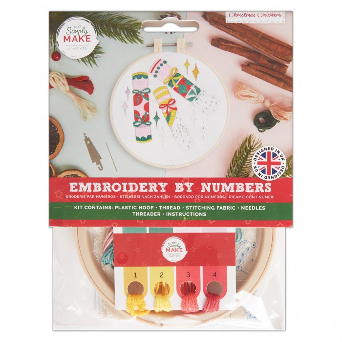 Borduren op nummer - Kerstcrackers