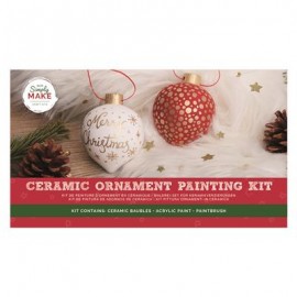 Ceramic Ornament Painting Kit (2pk) - Teardrop