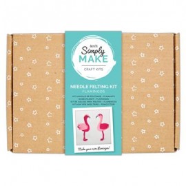 Needle Felting Kit (2pk) - Flamingos
