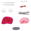 Needle Felting Kit (2pk) - Flamingos