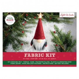 Fabric Kit - Light Up Santa