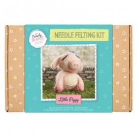 Needle Felting Kit  - Little Piggy