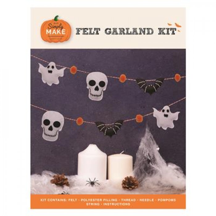 Felt Garland Kit - Skulls