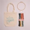 Embroidery Tote Bag Kit - White