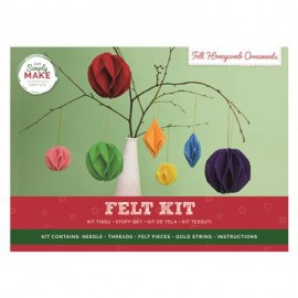 Felt Honeycomb Ornament Kit (7pk)