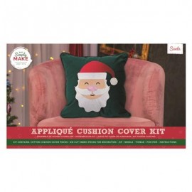 Felt Applique Pillow Cover Kit - Christmas