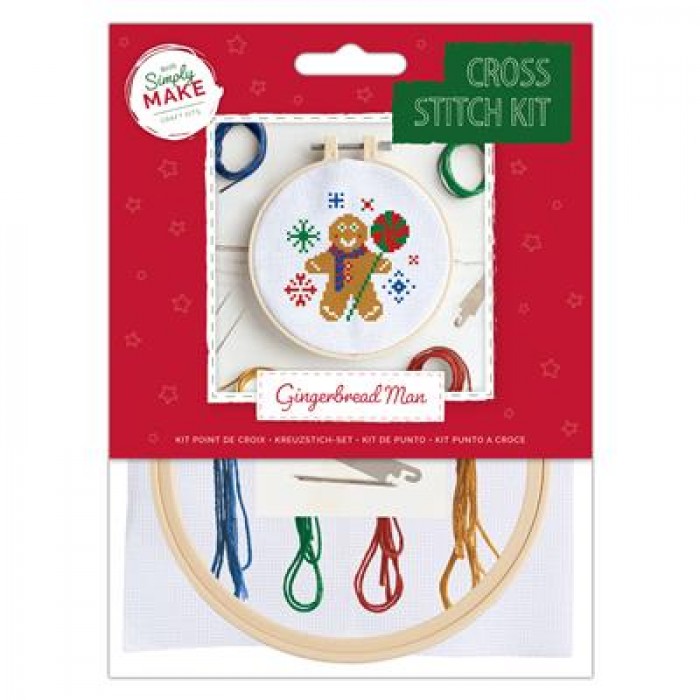 Cross Stitch Kit - Gingerbread Man