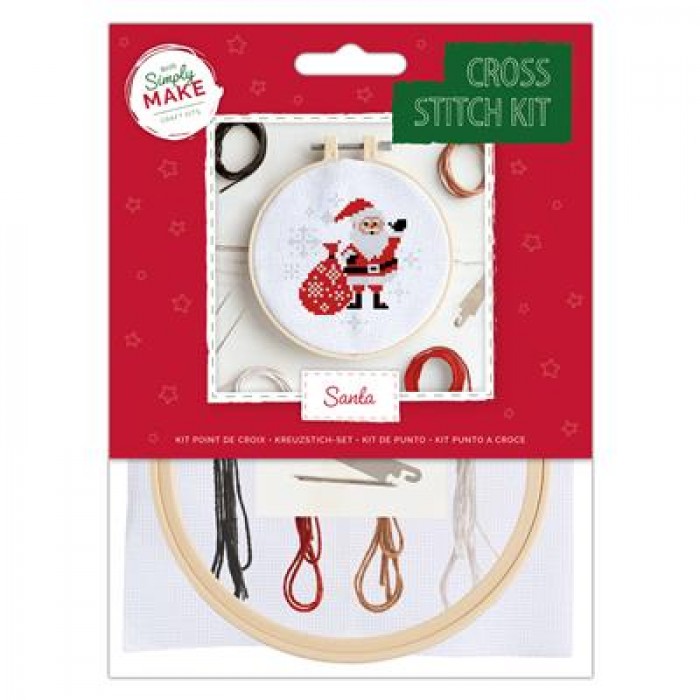 Cross Stitch Kit - Santa