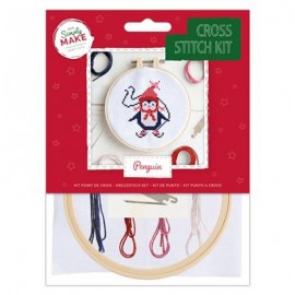 Cross Stitch Kit - Penguin