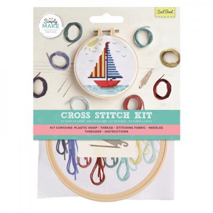 Cross Stitch Kit - Sail Boat
