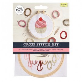 Cross Stitch Kit - Cupcake