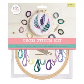 Cross Stitch Kit - Feathers