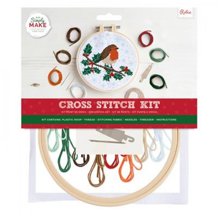 Cross Stitch Kit - Robin