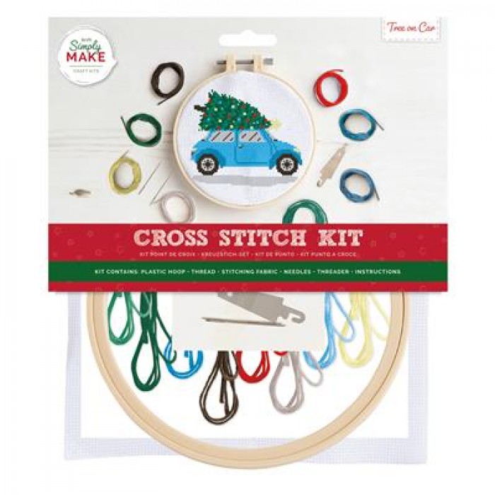 Cross Stitch Kit - Tree on Car