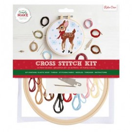 Cross Stitch Kit - Retro Deer