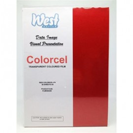 Westfilm Tinted Red A4 190µm 25 Sheets