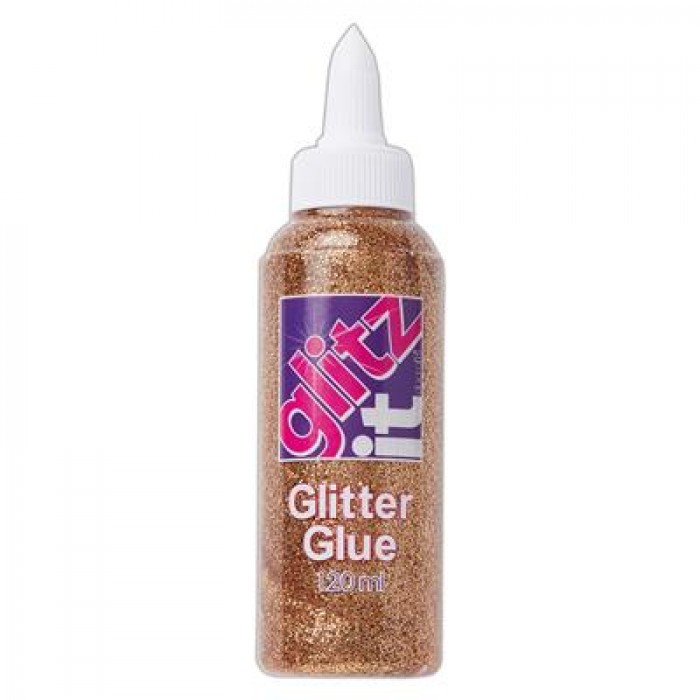 Glitter Glue (120Ml) - Bronze