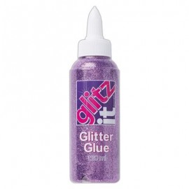 Glitter Glue (120Ml) - Lilac Shimmer