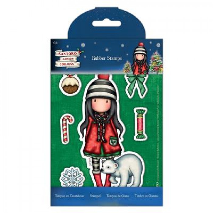 Rubber Stamp (6pcs) - Santoro - Christmas