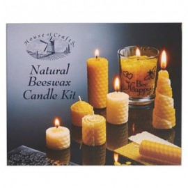 Natural Beeswax Candle Kit