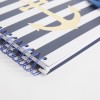 8 x 8" plakboek - Nautische streep