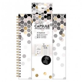 A5 Notebook - Capsule -  Geometric Mono