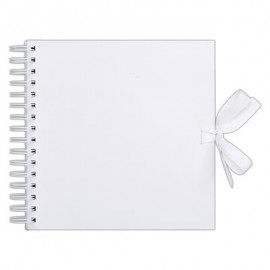 12 x 12" Scrapbook - White