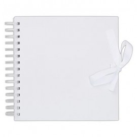 8 x 8" Scrapbook - White