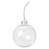 Plastic Fillable Bauble Extra Large (1pc) - 185mm - Create Christmas