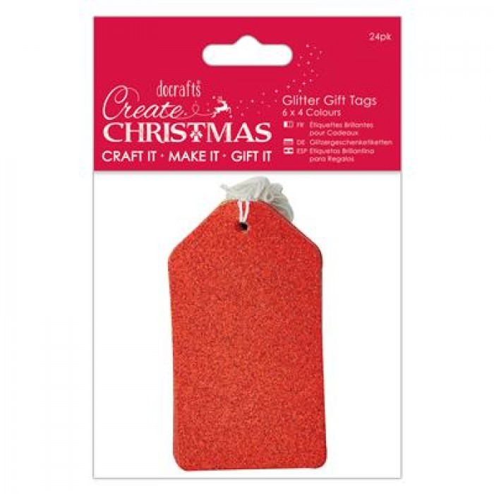 Glitter Gift Tags (24pk)