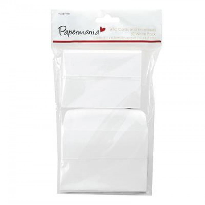 ATC Cards/Envelopes (50pk) - White