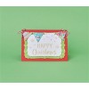 A6 Cards &amp; Envelopes Textured (50pk 240gsm) - Red &amp; Green