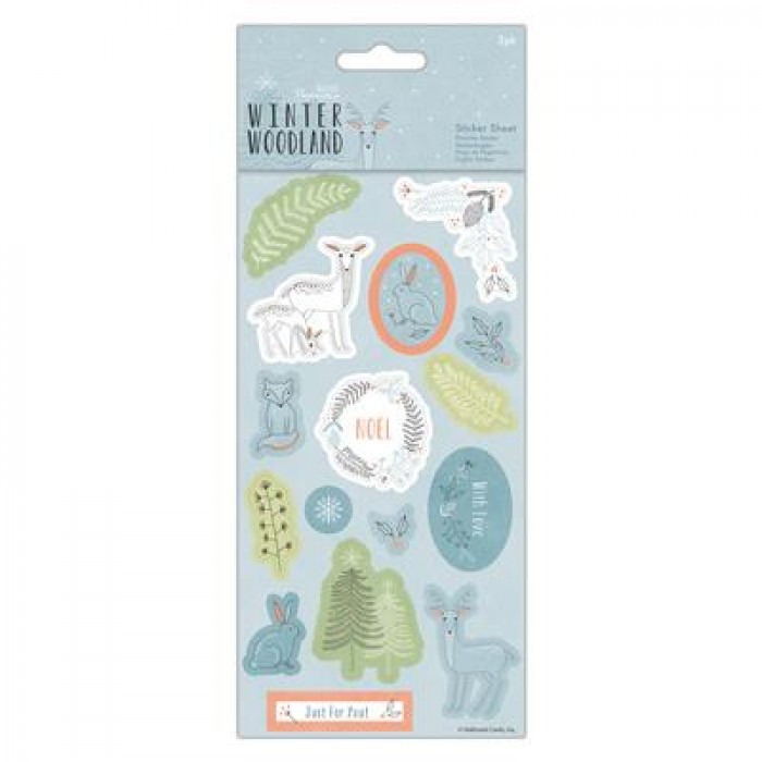 Sticker Sheet (2pk) - Winter Woodland