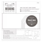 Save The Date Card Blanks (25pk) - Wedding - White Heart