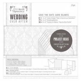 Save The Date Card Blanks (25pk) - Wedding - Damask