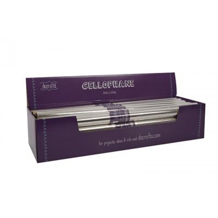 Cellophane Rolls (24pcs) Clear - Filled CDU (50 x 152cm)