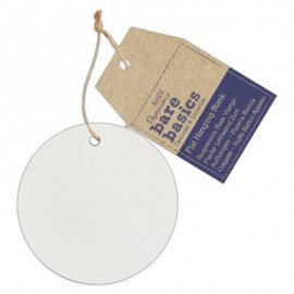 Bare Basics Flat Hanging Blank - Ceramic Coaster