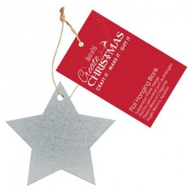 Create Christmas Flat Hanging Blank - Metal Star