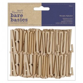 Bare Basics Wooden Alphabet (130pcs)