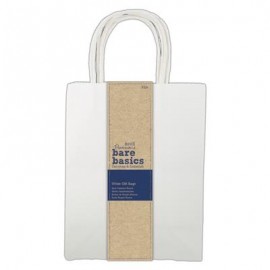 Bare Basics White Gift Bags (30pk) - Large