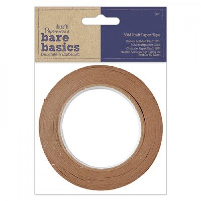 Bare Basics 50m Kraft Paper Tape