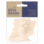 Bare Basics Wooden Shapes (6pcs) - Fairies
