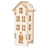 Make Your Own 3D Decoration - Bare Basics - Tall Wooden House